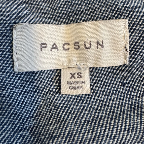 Pacsun Ultra Cropped Denim Vest XS - Picture 8 of 8